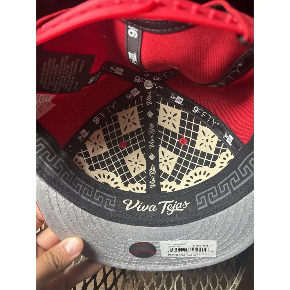 Youth New Era  Red Texas Rangers 2026 City Connect 9FIFTY Snapback Hat